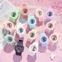 在飛比找樂天市場購物網優惠-防水電子錶 女錶 兒童錶 韓國ins馬卡龍配件