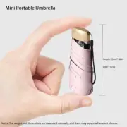 Mini Sun Umbrella UV Protection Ultralight Folding Five-fold Umbrella Sunshade