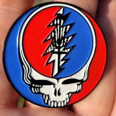 Top Quality Disc Golf Enamel Pin - Strong, detailed swag for your bag - Stealie