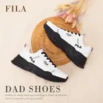 FILA 休閒鞋 SASH 女鞋 白 黑 厚底 增高 緩震 復古 老爹鞋 斐樂 5J914W101