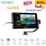 FEELWORLD LUT6S 6 6" 2600nits HDR/3D LUT 3G-SDI Field Monitor 4K for DSLR Camera