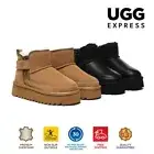 AUSTRALIAN SHEPHERD® UGG Boots Women Sheepskin Wool Zipper Ankle Platform Arya