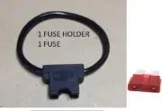 10 GAUGE ATC FUSE HOLDER IN-LINE (1 pc) With (1 pc) 10 AMP FUSE Made in USA