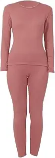 [Generic] Pickpocket Proof Clothes Women Basic Women's Ski Wear Women's Compression Sports Thermal Underwear Long Sleeve Set Womens Base Layer Long Sleeve Shirt