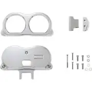 LA Chrome Dual Speedo Tachometer Gauge Mount Bracket Kit Road Glide 15-22