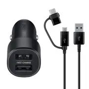 Genuine Samsung Fast Car Charger USB Type C Micro Galaxy S21 S20 Note 10 iPhone