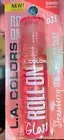 L.A. Colors Roll On Lip Gloss Scented & Super Shiny ~ STRAWBERRY #C30929 ~ NEW