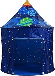 Rocket Ship Play Tent,Toddler Tent Large Space Indoor Playhouse - Garden Rocket Play House Tent for Room, Garden, Indoor, Outdoor