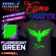 Fluorescent Green Heat Transfer Vinyl HTV T-Shirt 20" Iron On Heat Press DP29