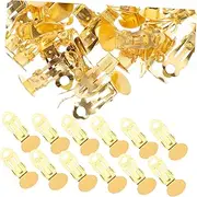 [SOESFOUFU] 100pcs Non Piercing Earrings for Women Fashion Ear Clip Jewelry Ear Hook Lightweight Clip-on Earrings for Daily Wear