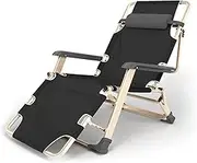 Zero Gravity Lounge Chair, Zero Gravity Chairs Heavy Duty, Ergonomic Patio Recliner Folding Reclining Chair Adjustable Camping Lounge Chair for Patio Garden Beach Lounge Chair (Color : Deck Chair)