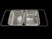 OGGI Over The Sink Expandable Double Basket Strainer