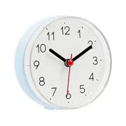 2WAY Silent Waterproof Bathroom Clock, Shower Clock, Wall Clock, Silent Non