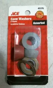 Ace 45376 Assorted Cone Washers 8 Pieces FREE SHIPPING