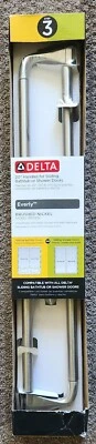 Delta Everly 20 in Sliding Shower & Bathtub Door Handle Brushed Nickel 2-Pack