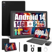 Android Tablet, 14GB RAM+64GB ROM (TF 1TB), 11 inch Android 14 Octa-Core, 680...