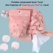 20/50pcs Mini Compressed Towels Magic Travel Wipes Disposable Face Tissues