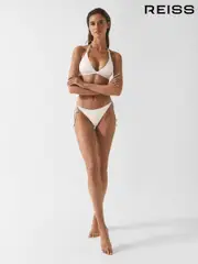 Reiss White Ripley Side Tie Bikini Bottoms (A91948) | $90