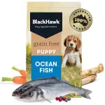 Black Hawk Grain Free Wild Caught Ocean Fish Dry Puppy Food 15kg