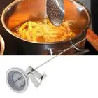 Candy Thermometer Tall Pot Long Probe Meat Thermometer Deep Fry Thermometer for