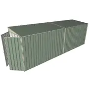 Build-a-Shed 1.5 x 6 x 2m Skillion Shed without Side Doors - Green