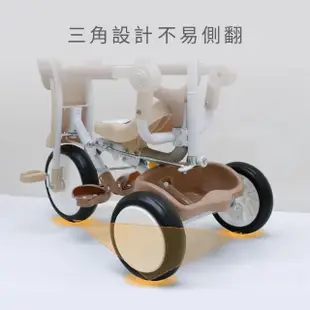 【PUKU 藍色企鵝】Mini Bike折疊三輪車(多色)