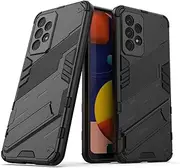 [JOJOBE] Horizontal Kickstand Case for Samsung Galaxy A23 Cover case Phone Holder with Vertical Kickstand Case Compatible with Samsung A23-Black
