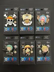 Loungefly One Piece Characters Chibi Blind Box Enamel Pin COMPLETE SET (CHASE)