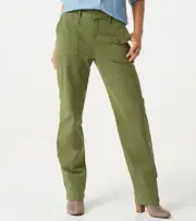 NYDJ - Twill Utility Pants - Olivine - Size 8
