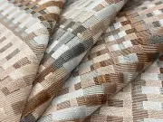Lee Jofa Cut Velvet Epingle Stripe Uph Fabric- Picket Stone 4.20 yds 2019153.166