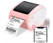 Omezizy Bluetooth Wireless Thermal Label Printer Model: D520BT/ Pink