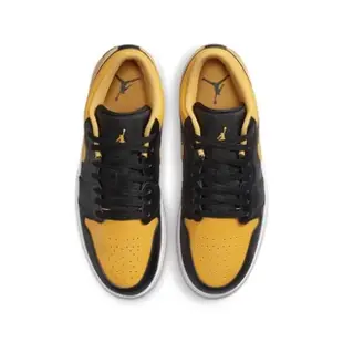 【NIKE 耐吉】Air Jordan 1 Low Yellow Ochre 黑黃 AJ1 男鞋 休閒運動鞋 籃球鞋 低筒 553558-072