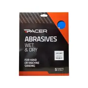 5x Pacer Wet&Dry Sandpaper 320Grit For Achieving High-Quality Surface Refinement