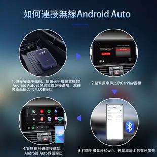 Carlinkit 4.0 升級二合一功能有線 CarPlay 轉無線Android Auto 和無線 CarPlay