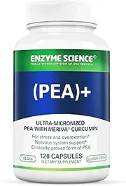 Enzyme Science (Pea)+, 120 Capsules – All-Natural Meriva Curcumin – Supplement for Physiological Support – Helps Support Nervous, Immune, Muscular Systems
