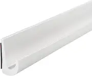 RV Rain Gutter, PVC Rain Gutter Self Adhesive, J Shape RV Rain Gutter for Motorhome Rain Gutter, Plastic Rain Gutters, Roof Rain Diversion Strip for Truck, RV, Boat, Van, Door, Car (White, 10m)