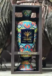 Tequila Amor Mío Reserva Especial 100% Agave, Limited Edition Handcrafted bottle