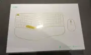 Nulea KM75 Advanced Ergonomic Wireless Keyboard & Mouse Combo Comfortable PINK