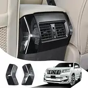 for Toyota Land Cruiser Prado 150 Lc150 2010-2023 Armrest Box Air Vent Corner Protector Patch LC150 2022 2021 2020 2019 2018 2017 2016 2015 2014 2013 2012 2011 Interior Accessories Tuning (Black)