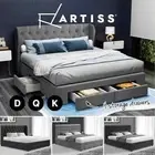 Artiss Bed Frame Queen Double King Size Base With Storage Drawers