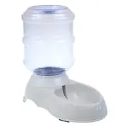 YES4PETS 3.8 L Gravity Pet Dog Cat Water Feeder Bowl Dispenser