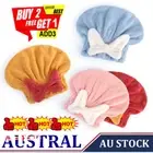 Quick Dry Microfibre Hair Drying Turban Bath Towel Head Wrap Hat Spa Cap Absorb~