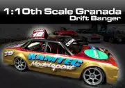 Granada Mk 1 Drift Banger Tamiya HPI Kyosho 1:10 body shell Kamtec LEXAN
