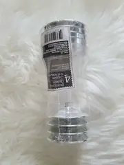 5 oz Clear with Silver Rim Plastic Champagne Flutes Disposable Glasses TABLEWARE