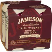[Jameson] Jameson Raw and Cola Can 375mL