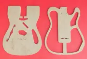 Thinline Telecaster Body Router Templates CNC Luthier Tools 1/2" MDF 0.5" Fender