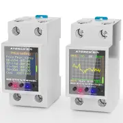 1P Tuya AC50-320V Smart Life Din Rail WIFI Smart Energy Meter Timer Power Consumption Monitor KWh Meter Wattmeter 100A 5