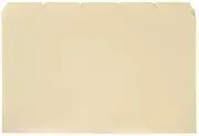 Avery Foolscap Manila Folders with Tabs 5 Pieces