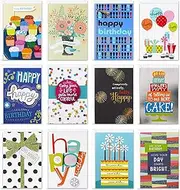 Hallmark Assorted Birthday Greeting Cards (12 Cards and Envelopes)