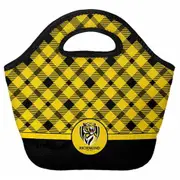 Richmond Tigers AFL Neoprene Cooler Shopping Bag Top Pocket with Zip and Handle